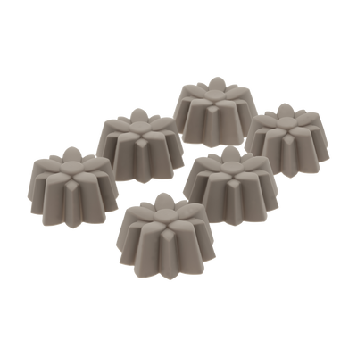 Blomst Muffinform 6 stk.