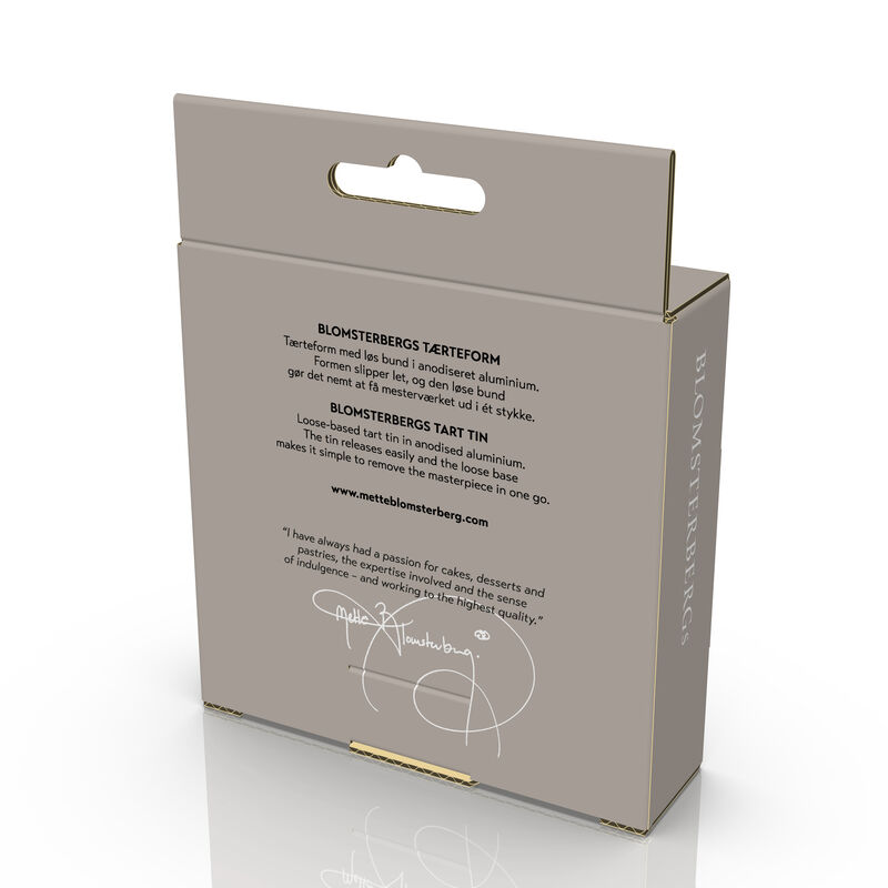 T&aelig;rteform med l&oslash;s bund