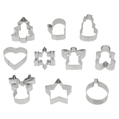 ass. forme Kageudstikker 10 stk.