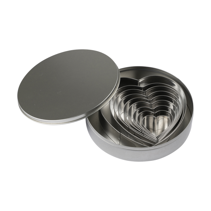 Hjerte Udstikkersæt 9 stk.