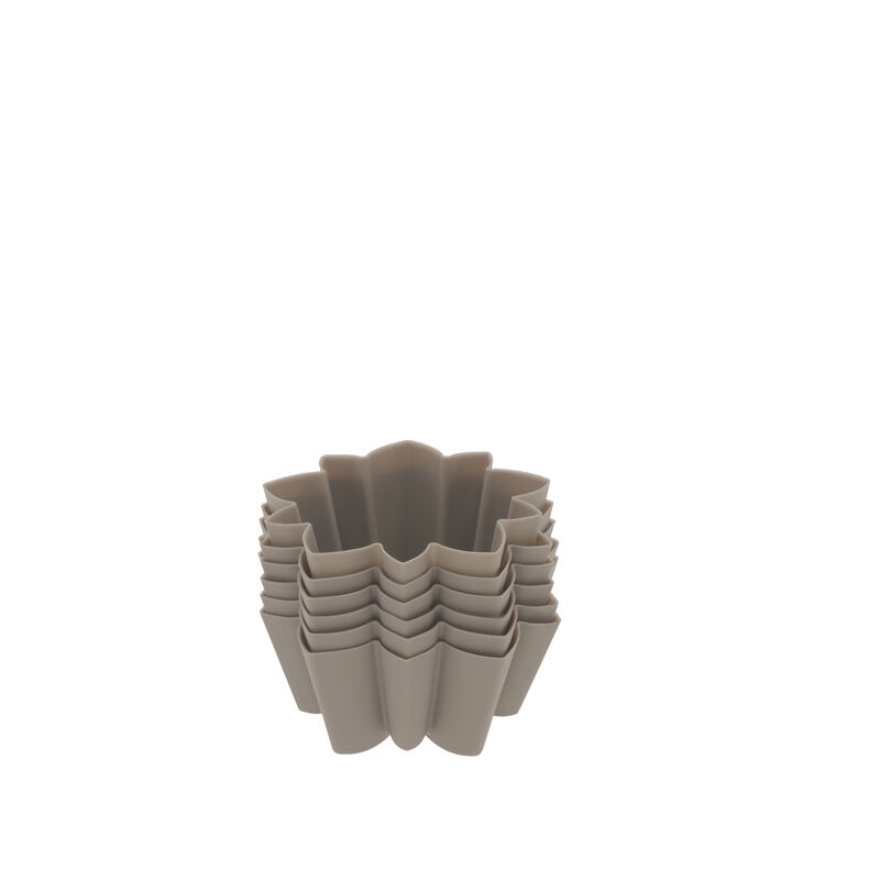 Blomst Muffinform 6 stk.