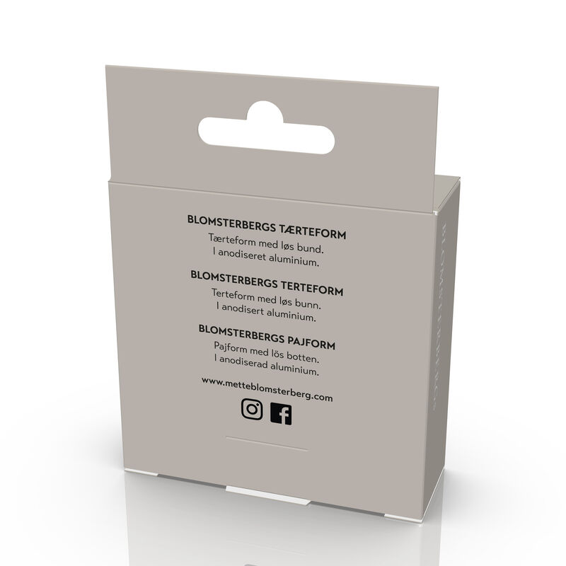 T&aelig;rteform med l&oslash;s bund