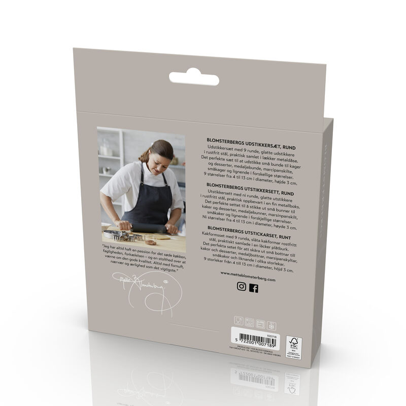Rund Udstikkersæt 9 stk.