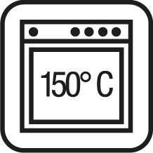 Ovnfast op til 150° C