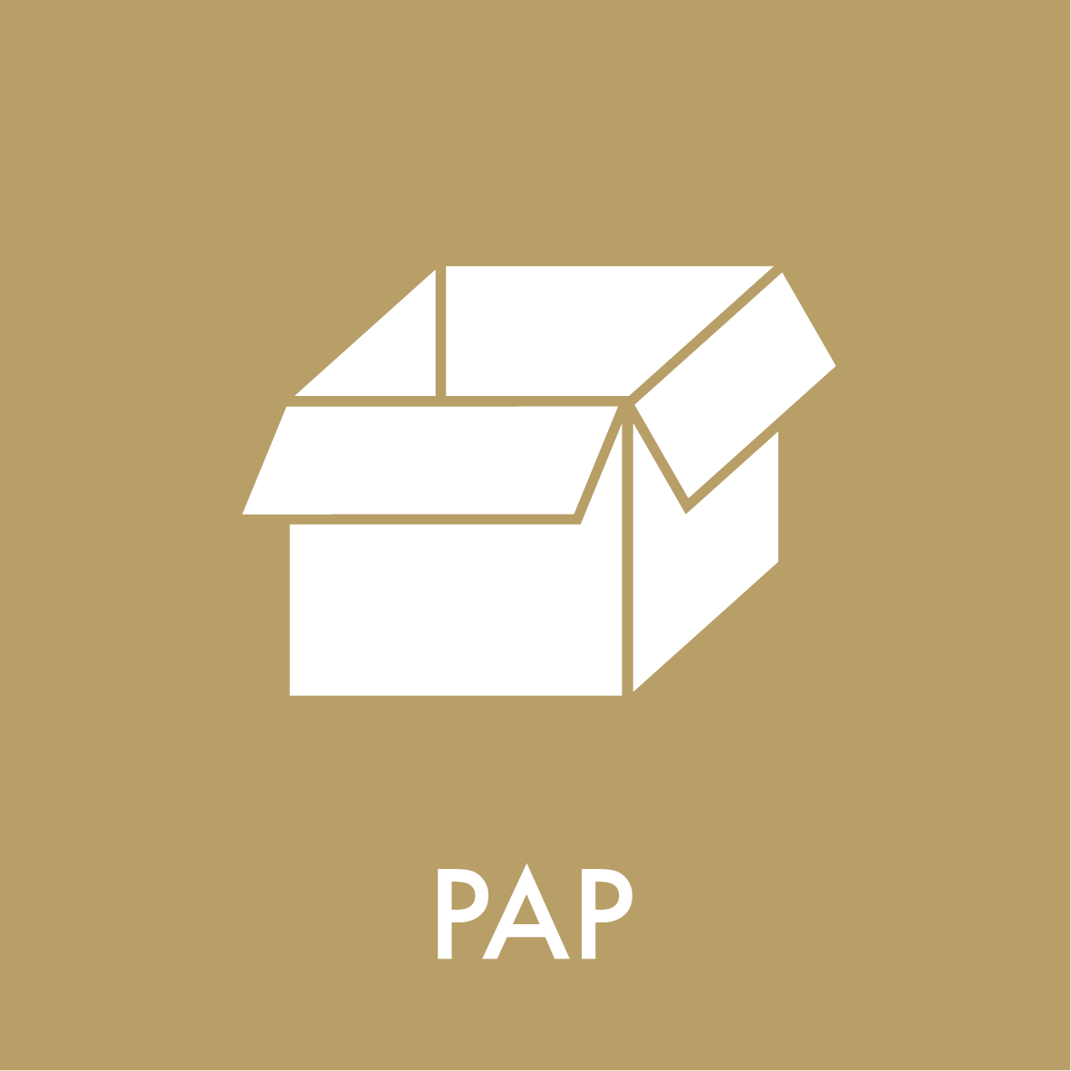 Pap - affaldsfraktion