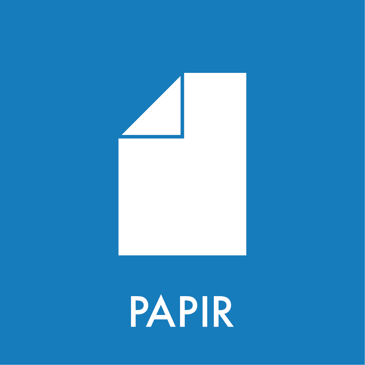 Papir - affaldsfraktion